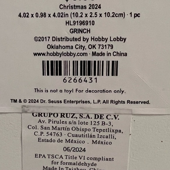 Super Cute Trio of Grinch & Friends Wooden Blocks- Set of 3- NWT - Picture 8 of 8